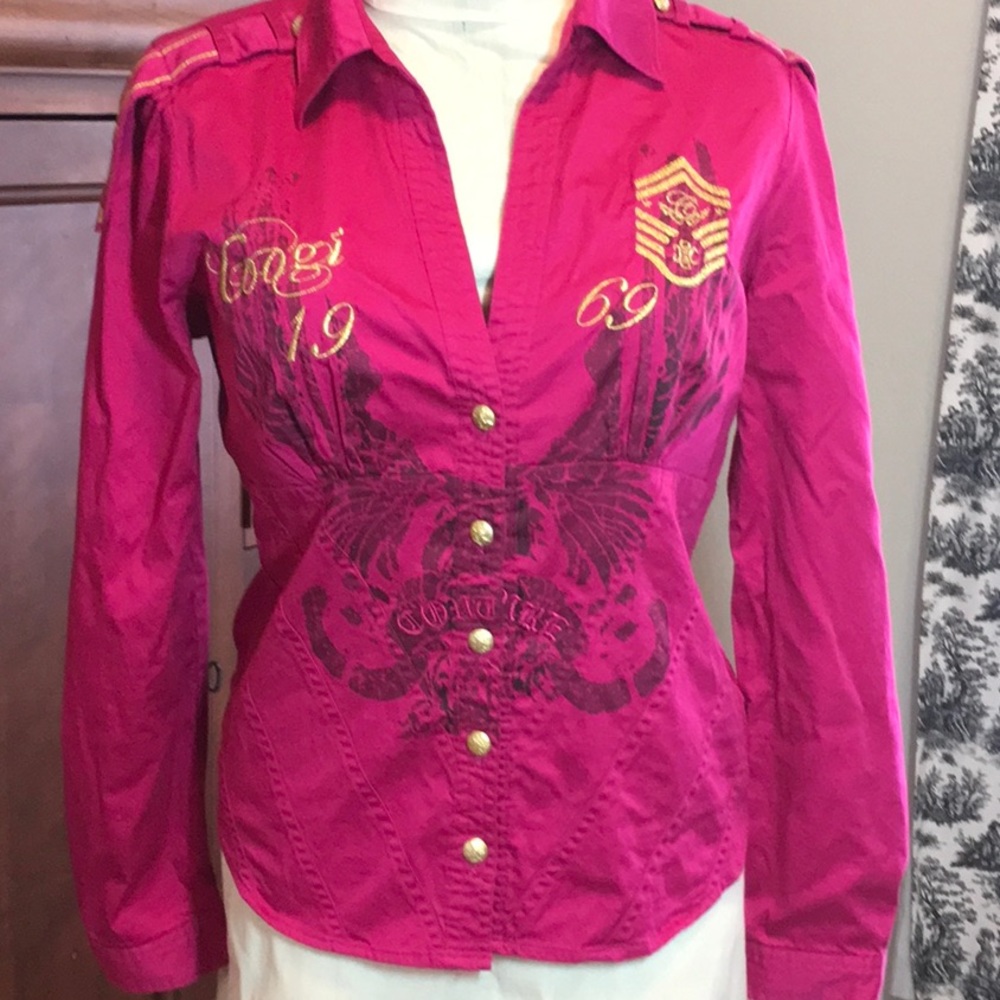 1969 Coogi embroidered shirt